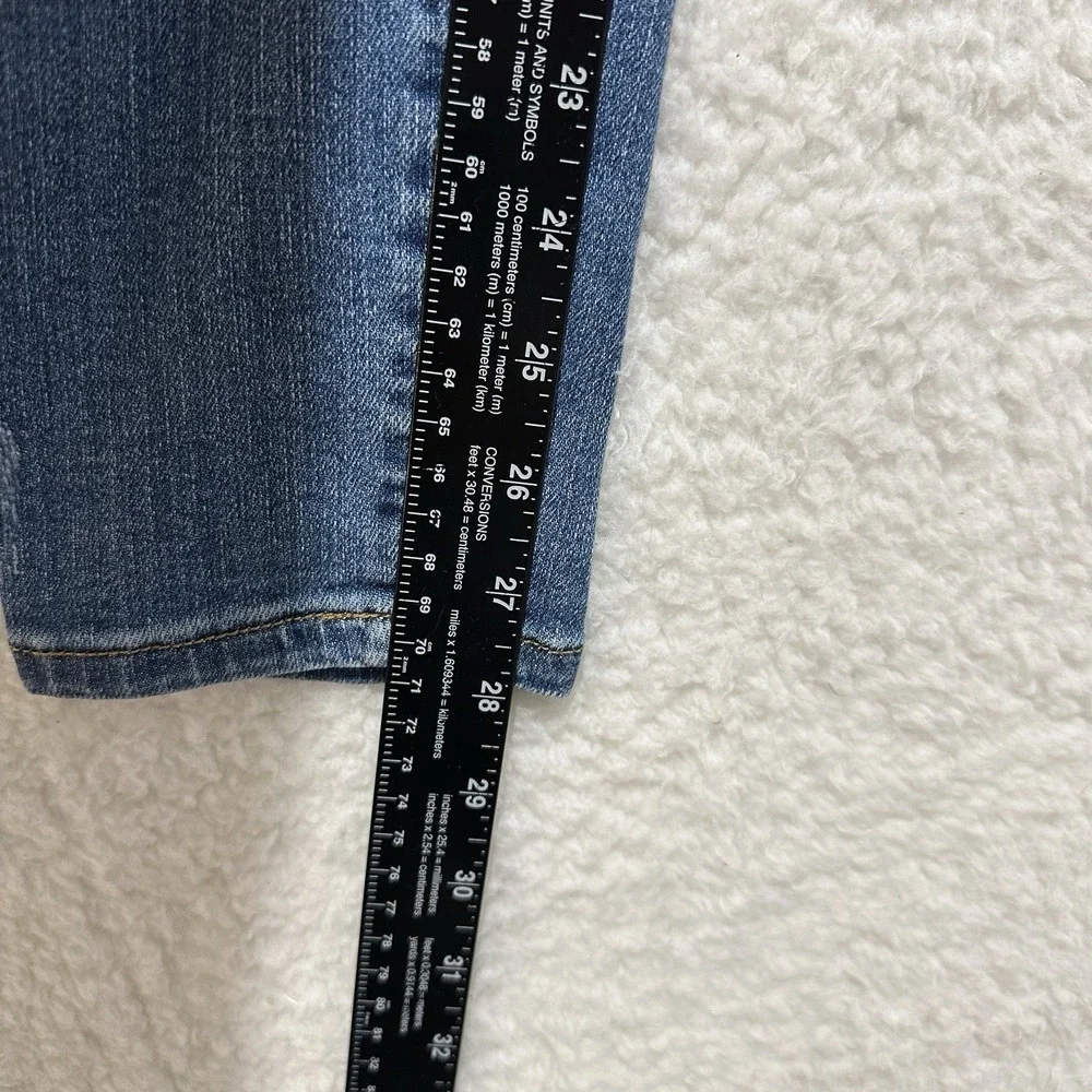 Judy Blue Lemon Patch High‎ Waist Skinny Jeans Women's Medium Blue Size 7/28